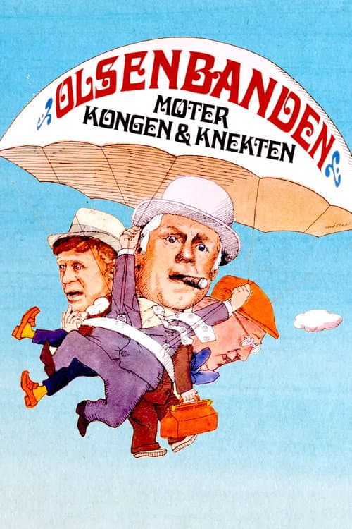 Olsenbanden møter Kongen og Knekten (1974) poster