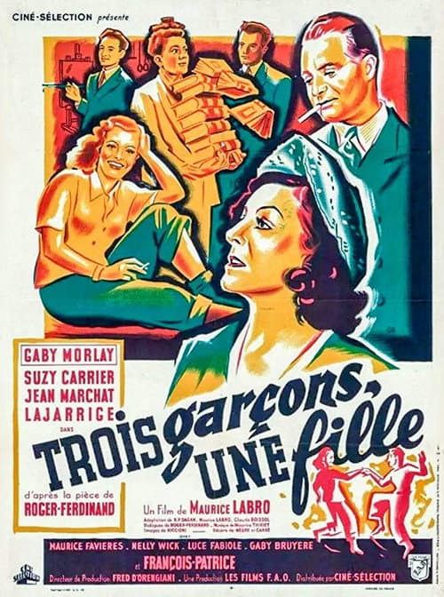 Trois garçons, une fille (1948) poster