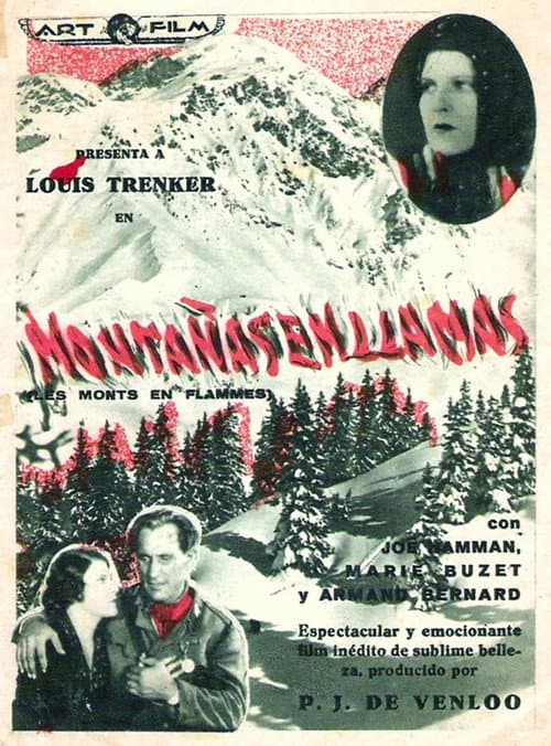 Les Monts en flammes (1931) poster