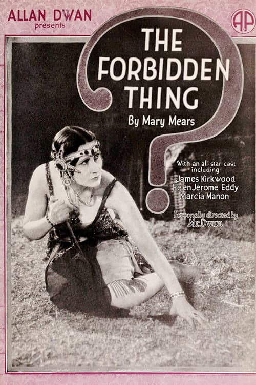 The Forbidden Thing (1920) poster