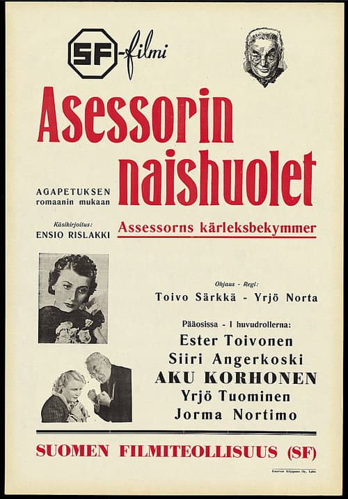 Asessorin naishuolet (1937) poster