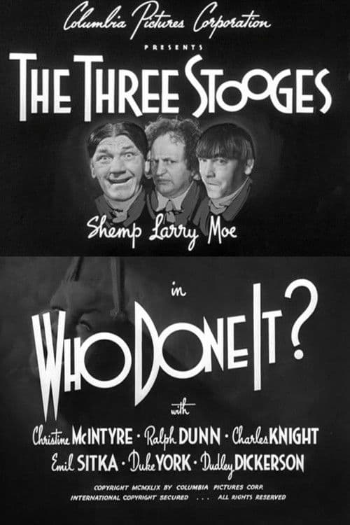 Who Done It? (1949) poster