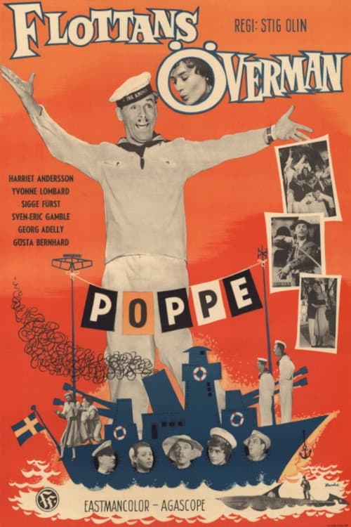 Flottans överman (1958) poster