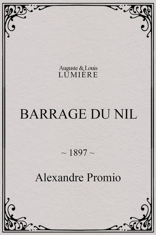 Barrage du Nil (1897) poster