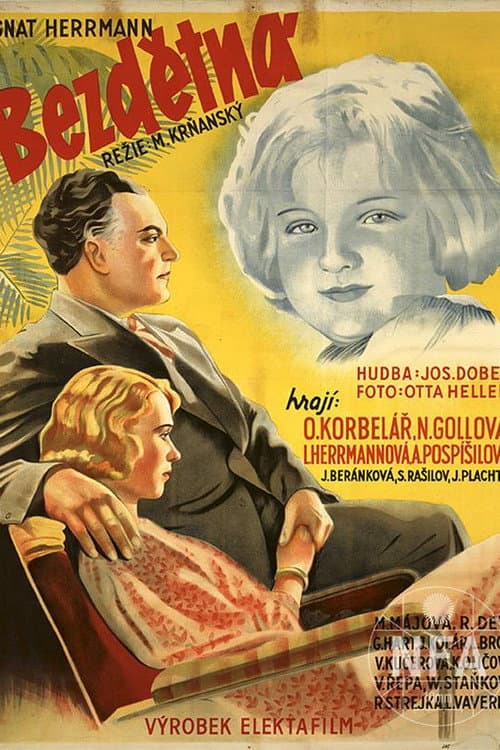 Bezdětná (1935) poster