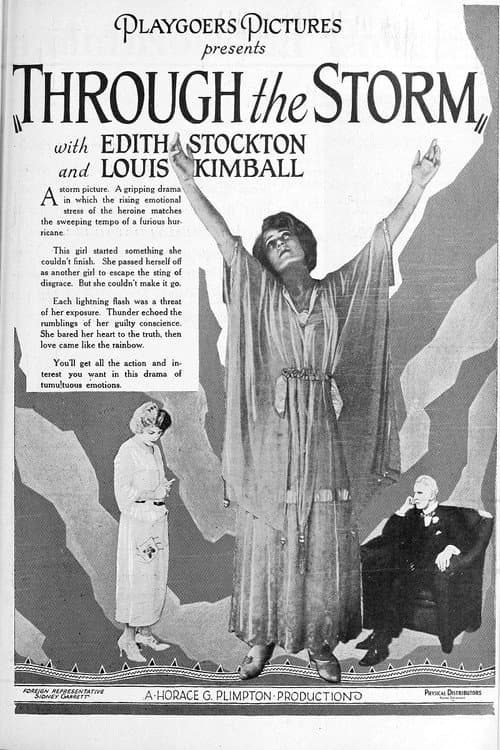 Through the Storm (1922) poster