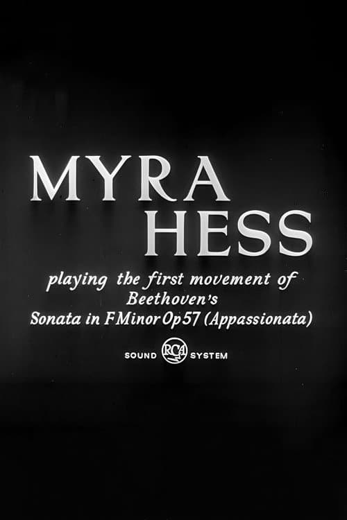 Myra Hess (1945) poster