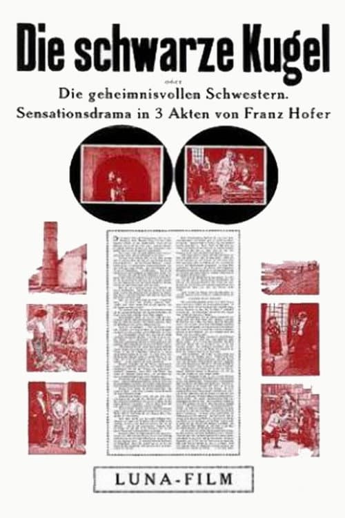 Die schwarze Kugel oder Die geheimnisvollen Schwestern (1913) poster