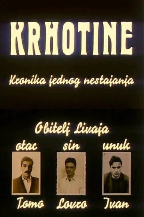 Krhotine (1991) poster