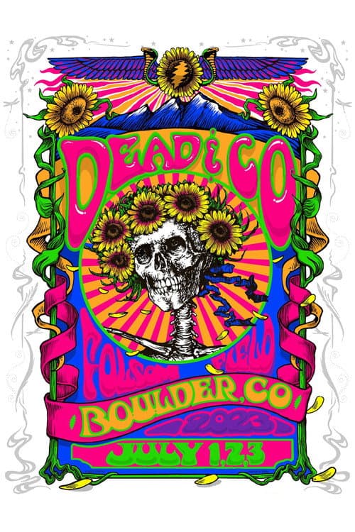 Dead & Company: 2023-07-02 Folsom Field, Boulder, CO, USA (2023) poster