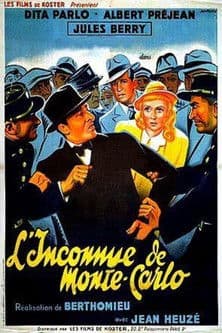 L'Inconnue de Monte-Carlo (1938) poster