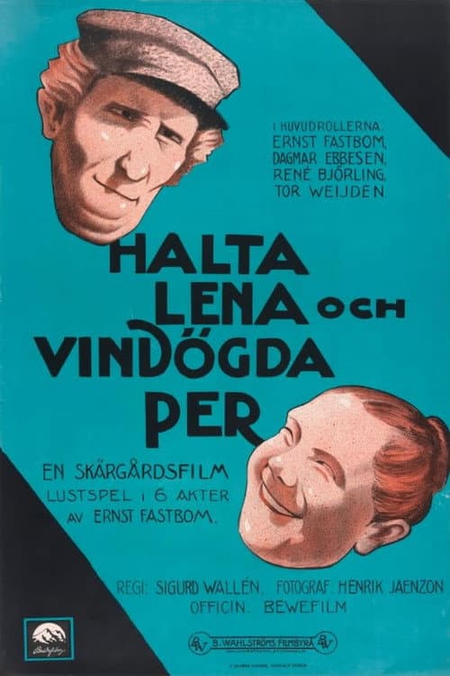 Halta Lena och vindögda Per (1924) poster