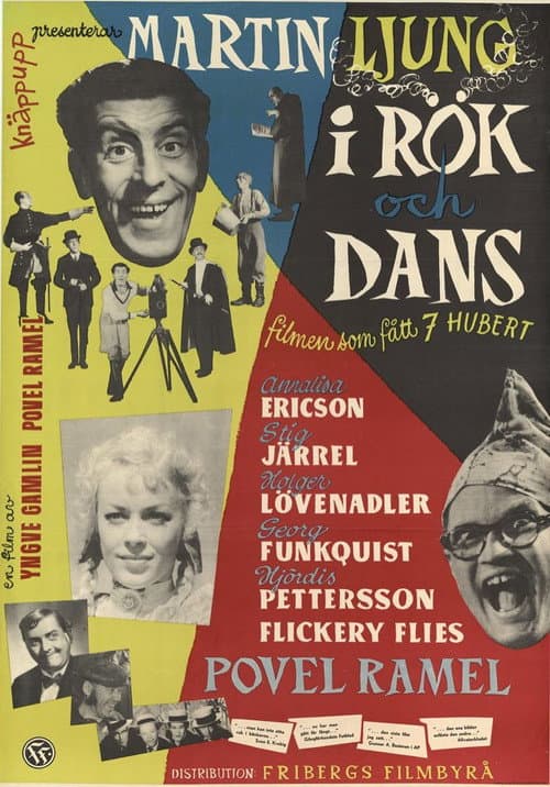 I rök och dans (1954) poster