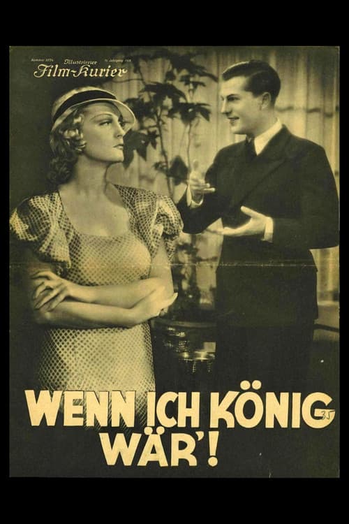Wenn ich König wär (1934) poster
