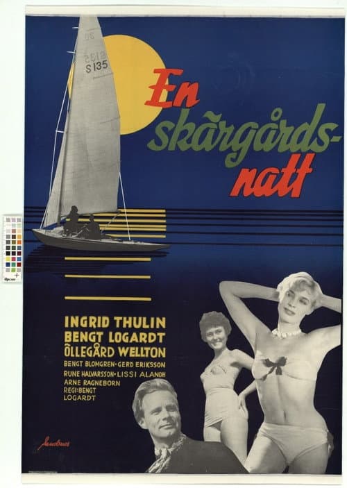 En skärgårdsnatt (1953) poster