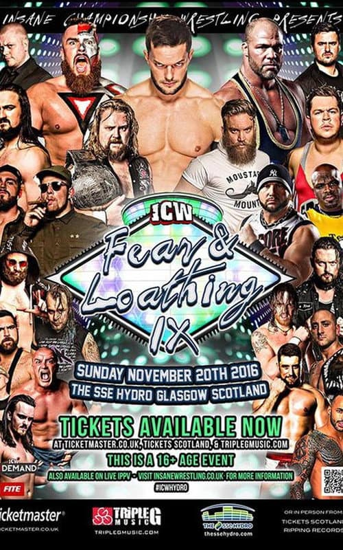 ICW Fear and Loathing IX (2016) poster