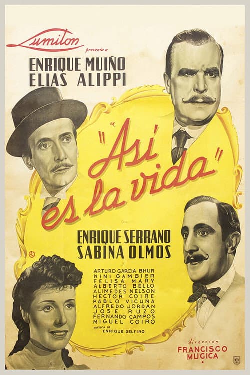Así es la vida (1939) poster