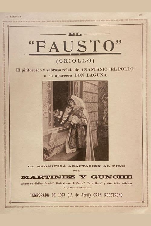 Fausto (1923) poster