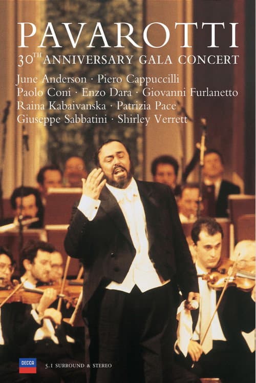 Pavarotti 30th Anniversary Gala Concert (1998) poster