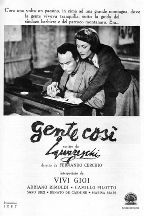 Gente Così (1950) poster