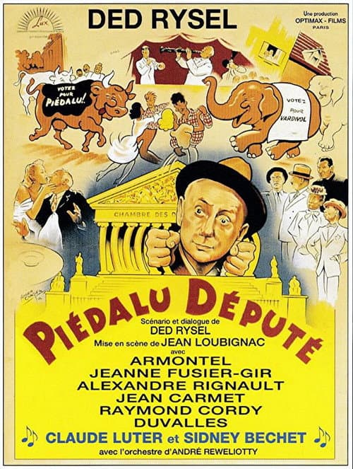 Piédalu député (1954) poster