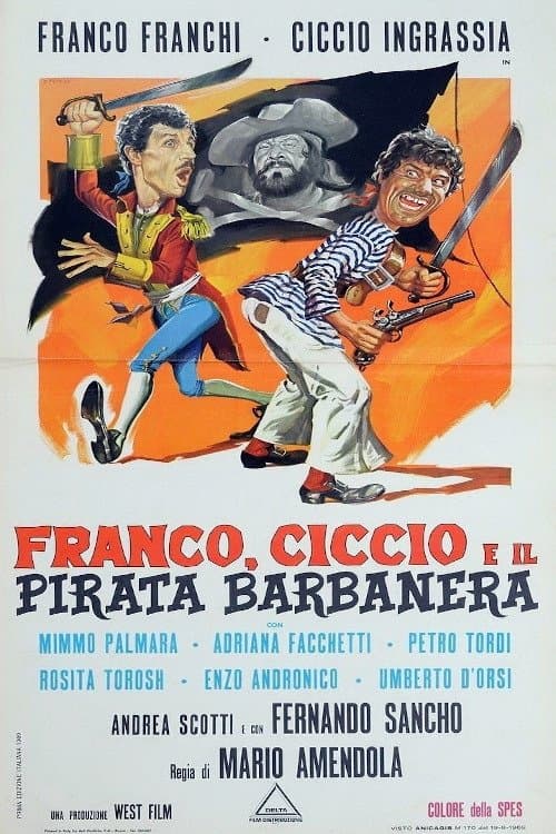 Franco, Ciccio e il pirata Barbanera (1969) poster