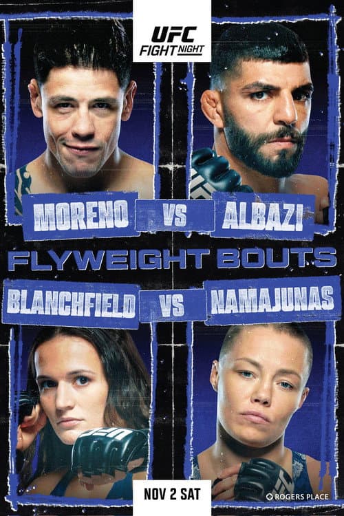 UFC Fight Night 246: Moreno vs. Albazi (2024) poster