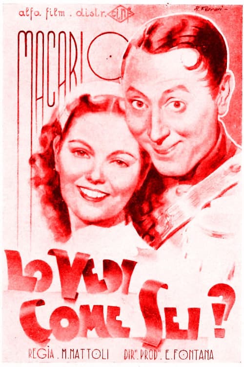 Lo vedi come sei...lo vedi come sei? (1939) poster