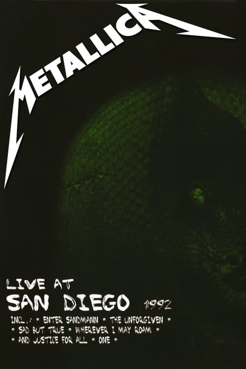 Metallica: Live at San Diego (1992) poster