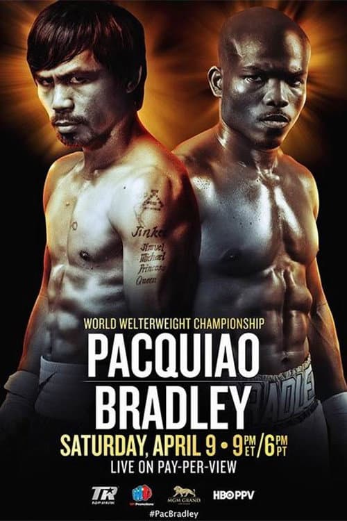 Manny Pacquiao vs. Timothy Bradley III (2016) poster
