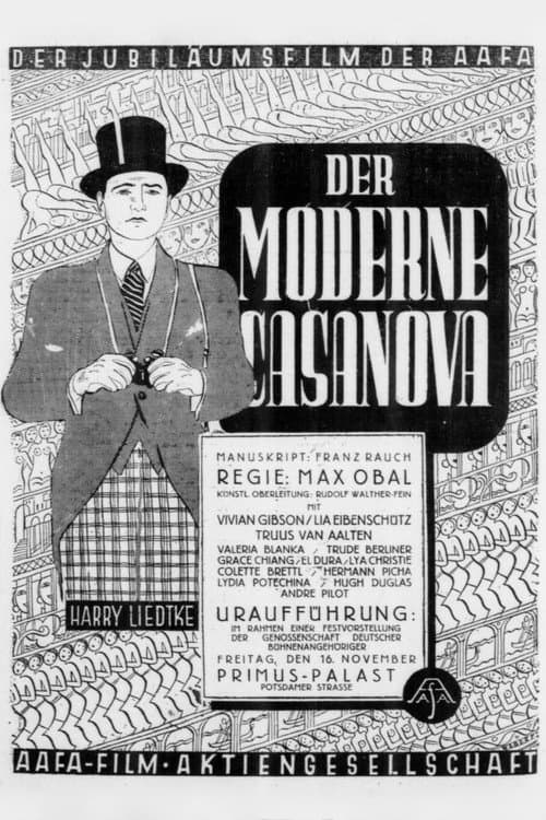 Der moderne Casanova (1928) poster