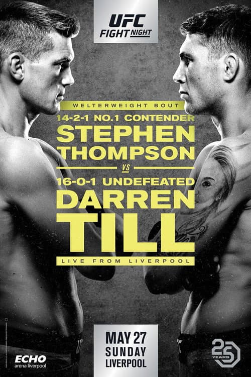 UFC Fight Night 130: Thompson vs. Till (2018) poster