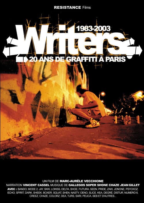 Writers : 1983-2003, 20 ans de graffiti à Paris (2004) poster