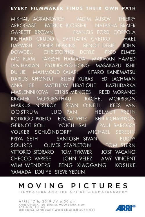 Moving Pictures: Filmmakers and the Art of Cinematography (2018) poster