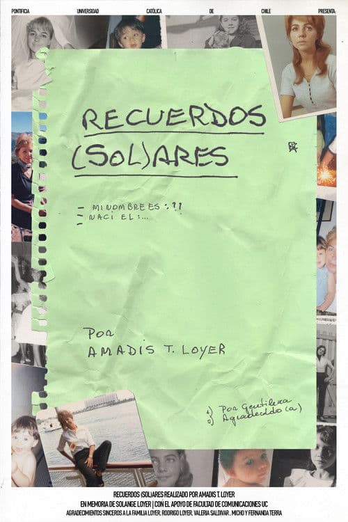 Recuerdos (Sol)ares (2024) poster