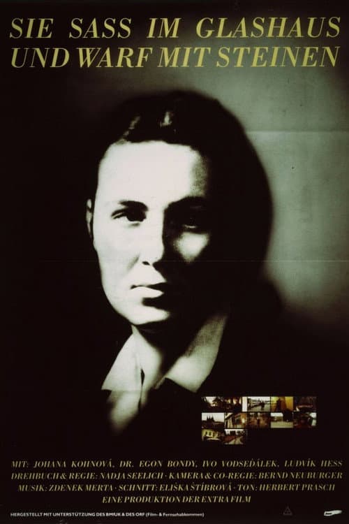 Sie saß im Glashaus und warf mit Steinen (1992) poster