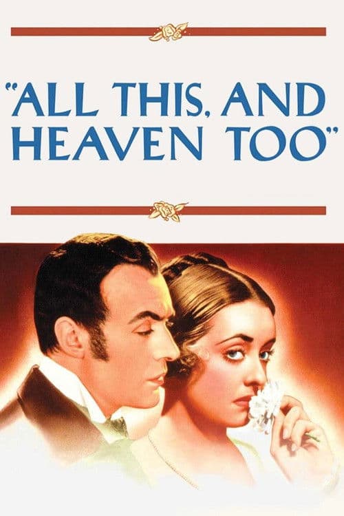 All This, and Heaven Too (1940) poster