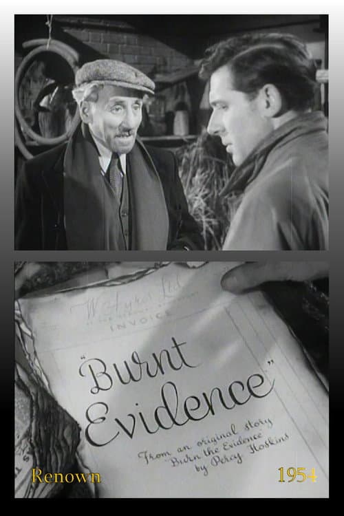 Burnt Evidence (1954) poster