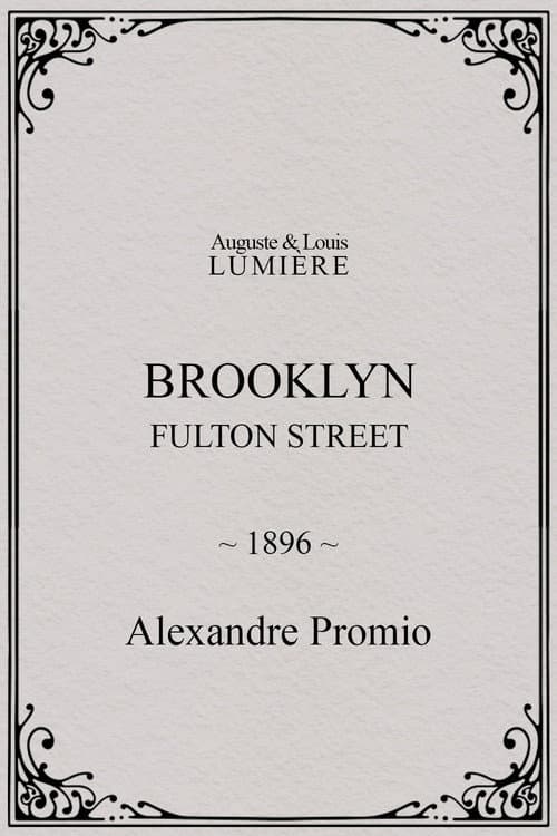 Brooklyn, Fulton Street (1896) poster
