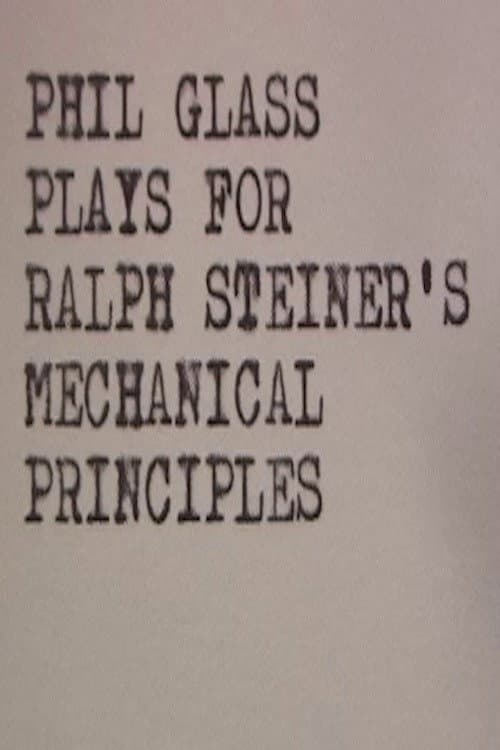Phil Glass Plays for Ralph Steiner's Mechanical Principles (2006) poster