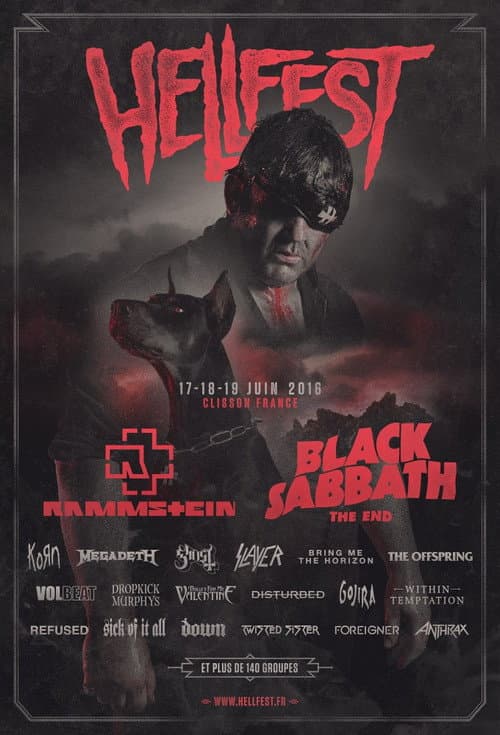 Rammstein - Live at Hellfest (2016) poster