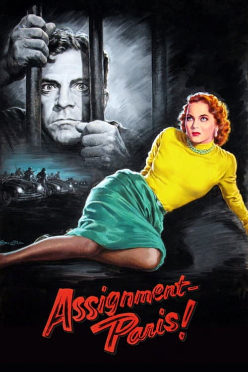 Assignment: Paris (1952) poster