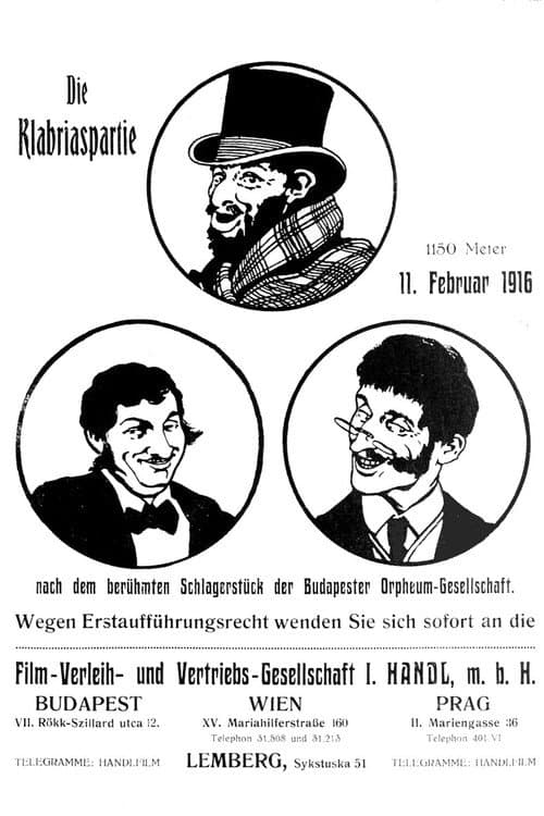 Die Klabriaspartie (1916) poster