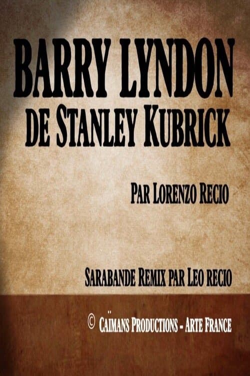 Short cuts : Barry Lyndon de Stanley Kubrick (2020) poster