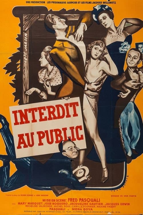 Interdit au public (1949) poster