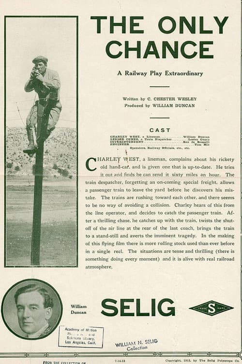 The Only Chance (1913) poster