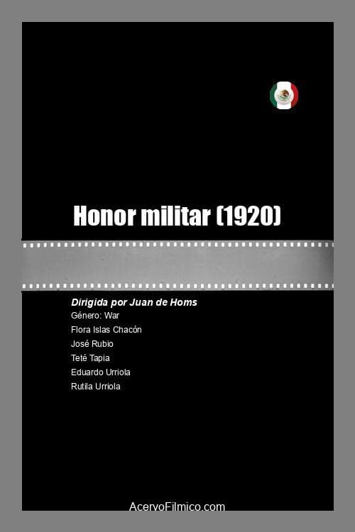 Honor militar (1920) poster