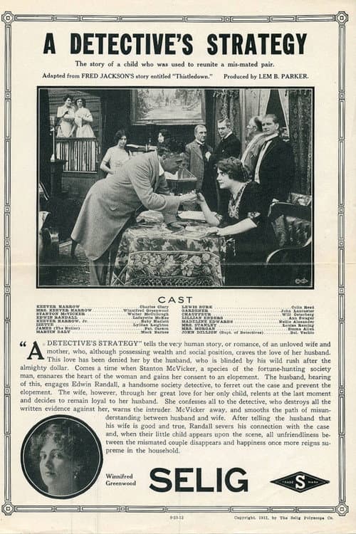 A Detective's Strategy (1912) poster