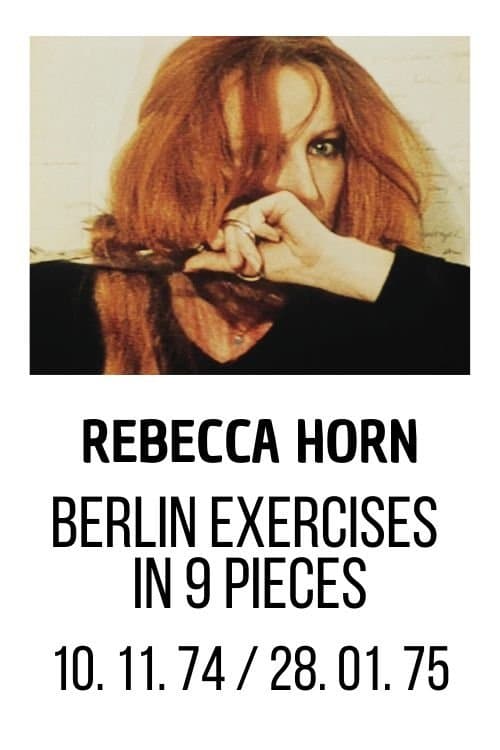 Berlin 10. 11. 74 - 28. 1. 75: Übungen in 9 Stücken (1975) poster