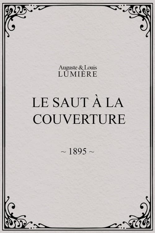 Le saut à la couverture (1895) poster